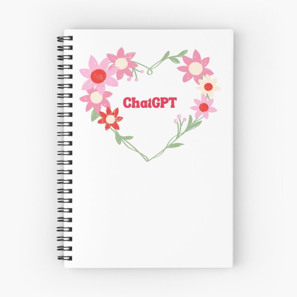 Item preview, ChatGPT Flower Heart – Soft Tech Love Design designed and sold by Slaying Ordinary.
