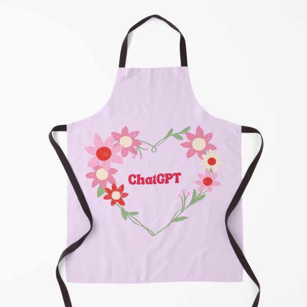 Item preview, ChatGPT Flower Heart – Soft Tech Love Design designed and sold by Slaying Ordinary.