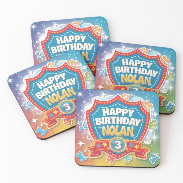 Item preview, Nolan’s 3rd Birthday designed and sold by whatifsticks.