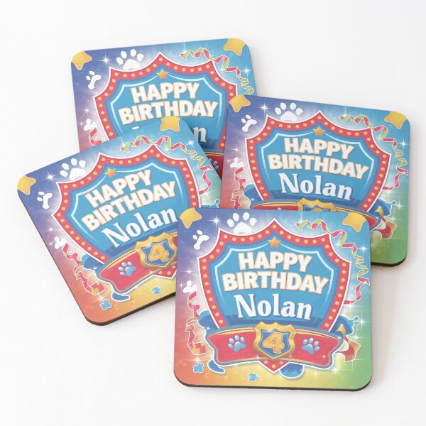 Item preview, Nolan’s 4th Birthday designed and sold by whatifsticks.