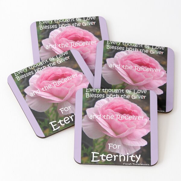 Item preview, Every Thought Of Love Blesses The Giver And Receiver For Eternity - Inspirational Quotes designed and sold by Sarah  Rajkotwala.