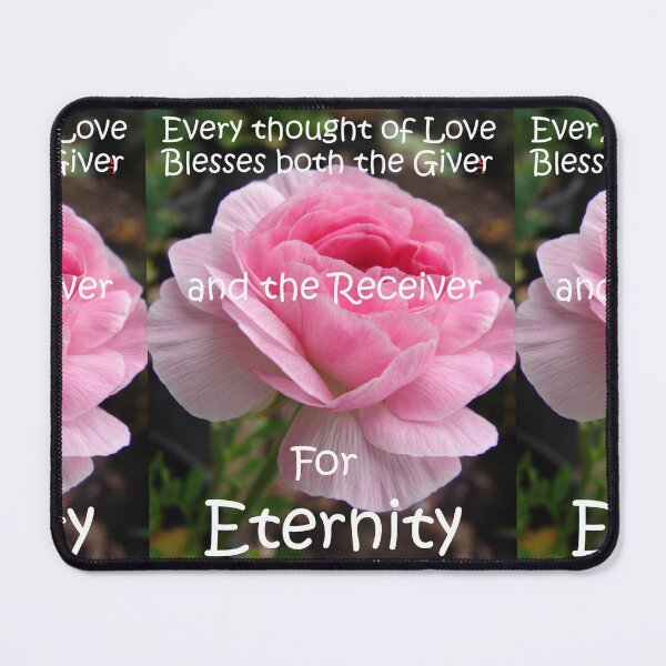 Item preview, Every Thought Of Love Blesses The Giver And Receiver For Eternity - Inspirational Quotes designed and sold by Sarah Rajkotwala.
