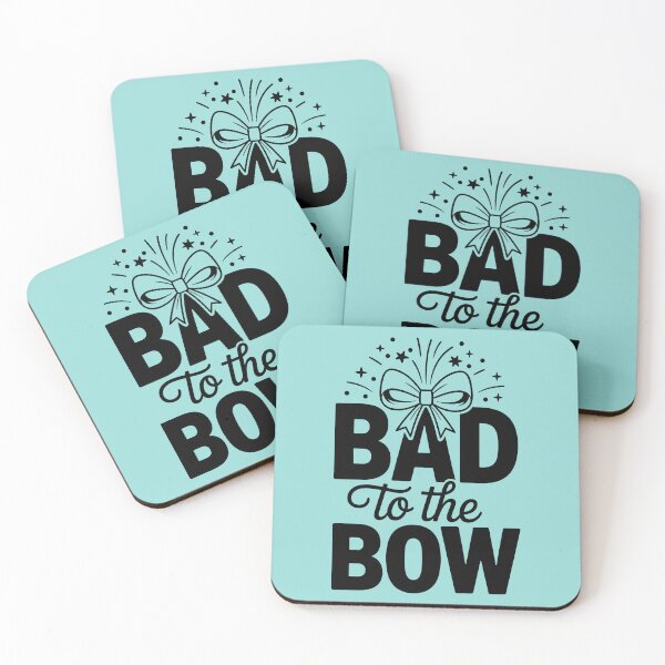 Item preview, Bad to the Bow Funny Cheerleading Pun designed and sold by theartfulaspie.