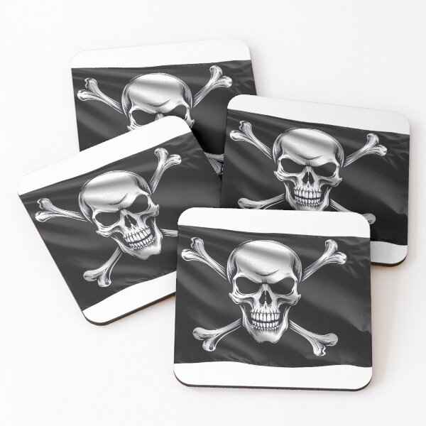 Item preview, Jolly Roger Skull and Crossbones Pirates Flag designed and sold by Gotcha29.