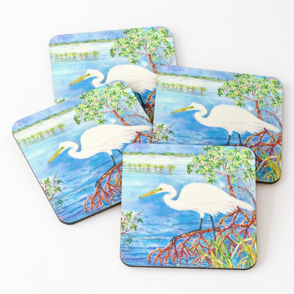 Item preview, Mangrove Egret designed and sold by susan-clifford.