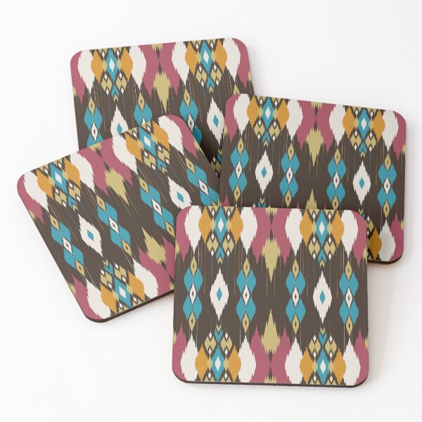 Artikelvorschau, Zeitgenössische Ikat-Wandkunst entworfen und verkauft von Loomexa Studio .