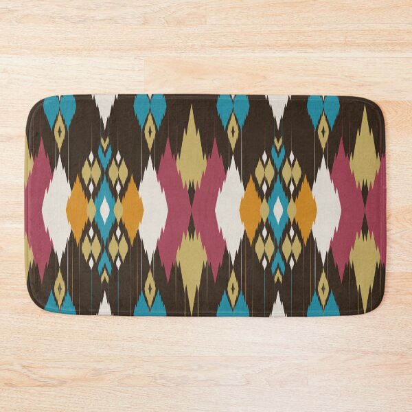 Item preview, Contemporary Ikat Wall Art designed and sold by Loomexa Studio .