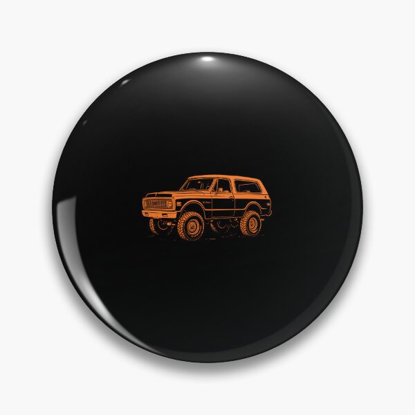 Item preview, Vintage 1971 Chevy K5 Blazer Off-Road Illustration – Retro Orange 4x4 Classic SUV  designed and sold by TheArtOfCar.