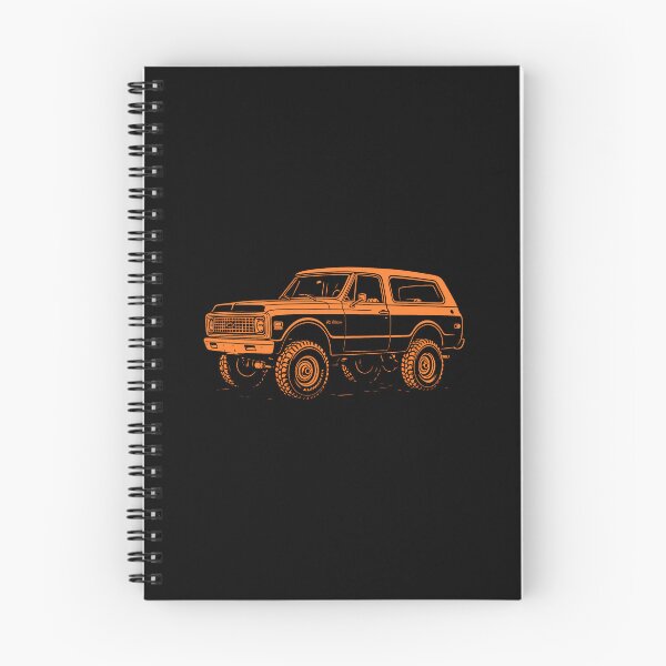 Item preview, Vintage 1971 Chevy K5 Blazer Off-Road Illustration – Retro Orange 4x4 Classic SUV  designed and sold by TheArtOfCar.