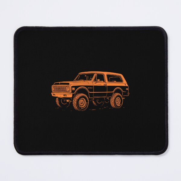 Item preview, Vintage 1971 Chevy K5 Blazer Off-Road Illustration – Retro Orange 4x4 Classic SUV designed and sold by TheArtOfCar.