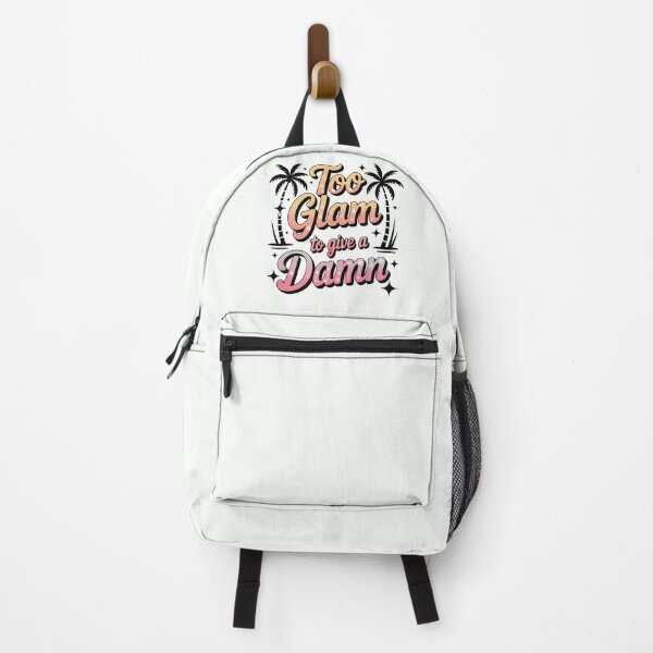 Item preview, Too Glam to Give a Damn Sassy Summer Quote designed and sold by Jollys-ArtShop.