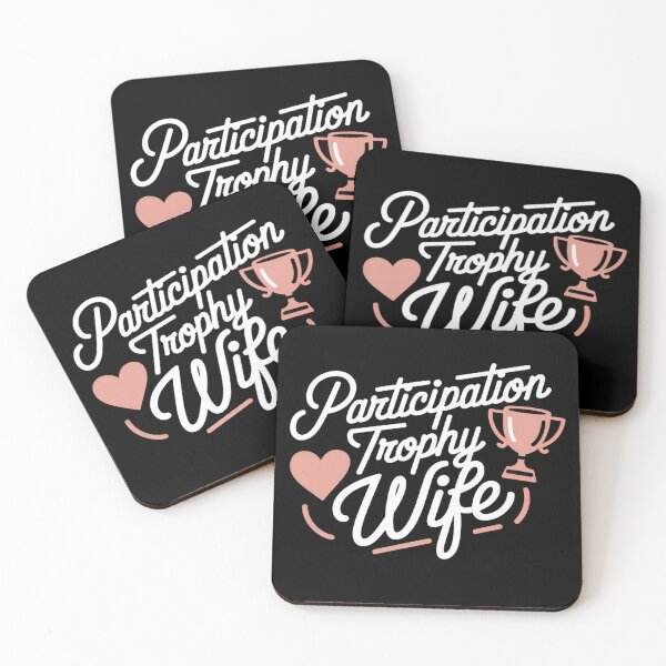 Item preview, Participation Trophy Wife | Funny Sarcastic Gift for Wives designed and sold by Bitcoin-Fashion.