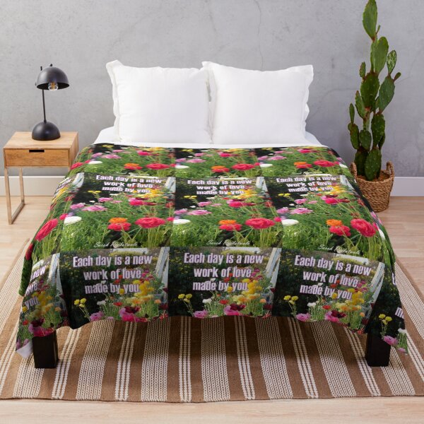 Item preview, Each Day Is A New Work Of Love Made By You - Inspirational Quotes designed and sold by Sarah Rajkotwala.