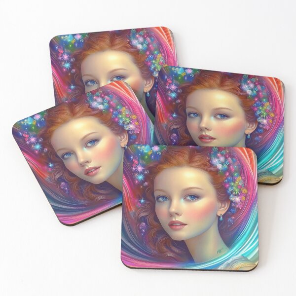 Item preview, Enchanted Rainbow Hair Portrait designed and sold by CASturgill.