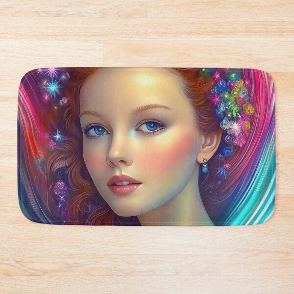 Item preview, Enchanted Rainbow Hair Portrait designed and sold by CASturgill.