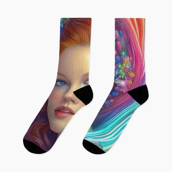 Item preview, Enchanted Rainbow Hair Portrait designed and sold by CASturgill.