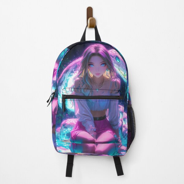 Item preview, Anime Neon Snake Girl Fantasy Forest Luminous Water Allure designed and sold by nabutayatsen5.