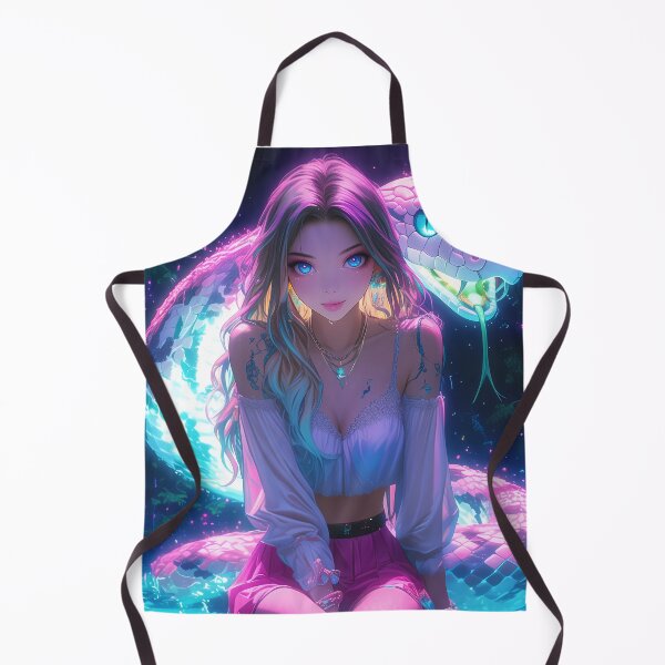 Item preview, Anime Neon Snake Girl Fantasy Forest Luminous Water Allure designed and sold by nabutayatsen5.