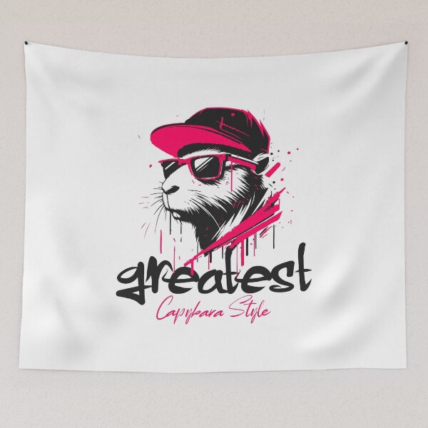 Item preview, Urban Capybara King Graffiti Vibes designed and sold by EdwinkOne.