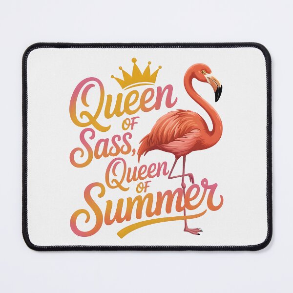 Item preview, Queen of Sass, Queen of Summer Fun Beach Quote designed and sold by Jollys-ArtShop.