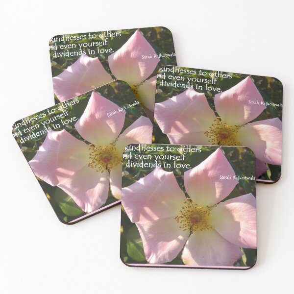 Item preview, Small Kindnesses To Others And Even Yourself Pay Dividends In Love - Inspirational Quotes designed and sold by Sarah  Rajkotwala.
