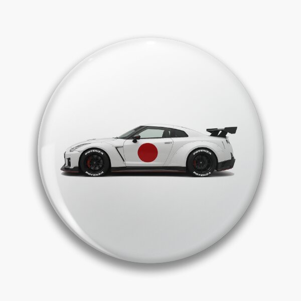 Item preview, JDM Nissan GT-R R35 with Japanese Flag Livery designed and sold by TheArtOfCar.