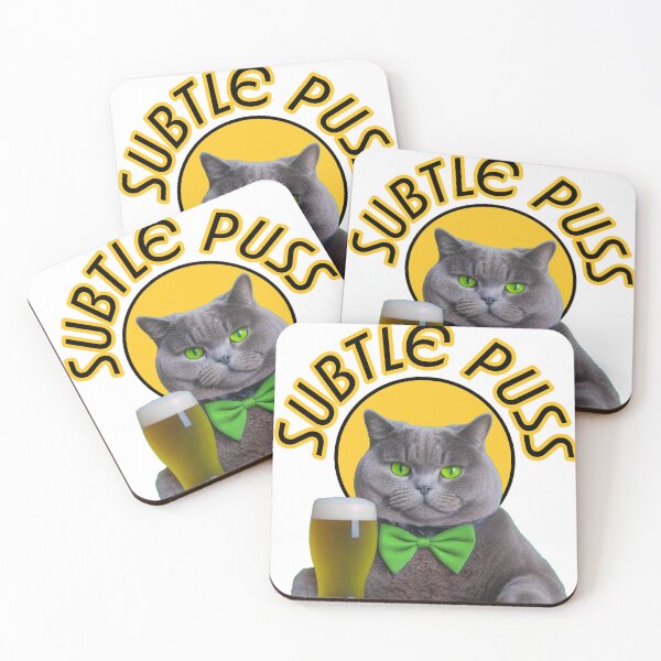 Item preview, Subtle Puss designed and sold by Average Dude Riding Hard Trails.
