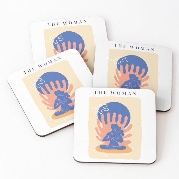 Item preview, Peaceful Meditative Woman Design | Minimalist Mindfulness Apparel, Prints, Home Decor & Serene Home Goods designed and sold by Tidal Ryse.