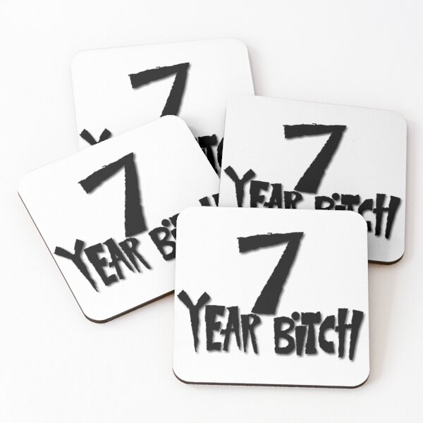 Item preview, 7 Year Bitch Band Rock - Black Version designed and sold by Allintone.