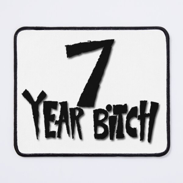 Item preview, 7 Year Bitch Band Rock - Black Version designed and sold by Allintone.