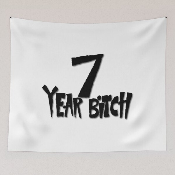 Item preview, 7 Year Bitch Band Rock - Black Version designed and sold by Allintone.