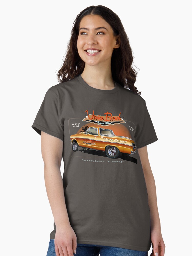 Thumbnail 1 of 7, Classic T-Shirt, Venice Beach Speed Shop – The Novamino: Custom '64 Chevy Nova El Camino Tribute designed and sold by Kaucher-Kustoms.