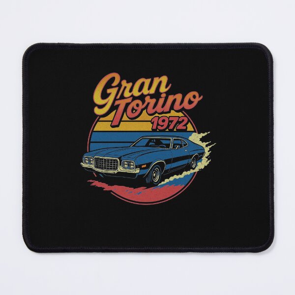 Item preview, 1972 Gran Torino Retro Muscle Car Art – Vintage Burnout  designed and sold by TheArtOfCar.