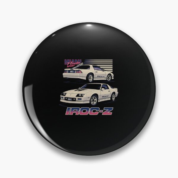 Item preview, Retro 80s White IROC-Z Camaro – Miami Speed Muscle Car  designed and sold by TheArtOfCar.