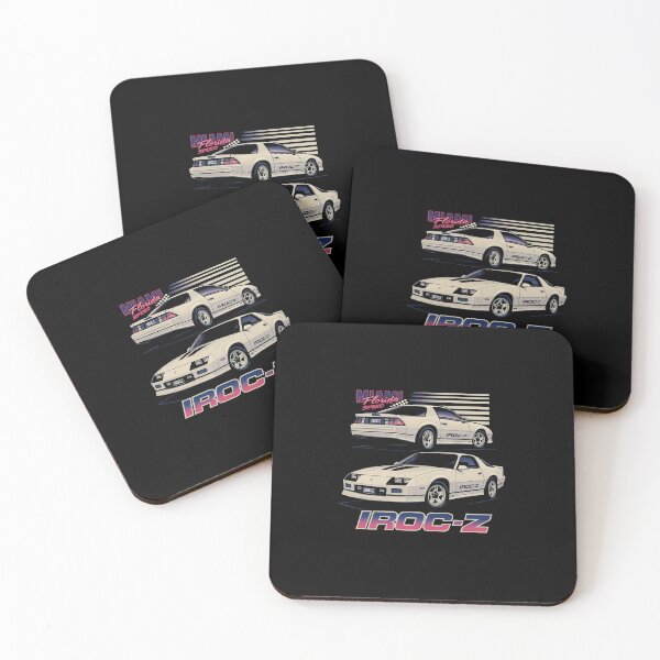 Item preview, Retro 80s White IROC-Z Camaro – Miami Speed Muscle Car  designed and sold by TheArtOfCar.