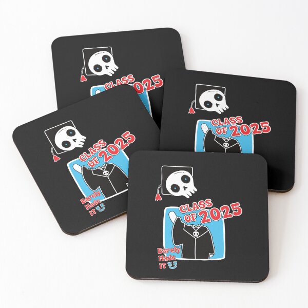 Item preview, Class of 2025 Skeleton Graduation – "I Made It, Barely" Funny Horror Design designed and sold by Vespra-Macabre.