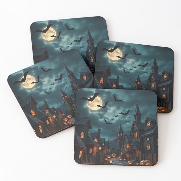 Item preview, Haunted Lane Halloween designed and sold by KiwiArtistDK.
