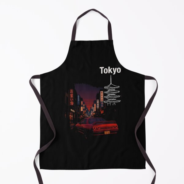 Item preview, Midnight Tokyo Skyline R32 Poster – JDM Street Scene Neon Vibes designed and sold by TheArtOfCar.
