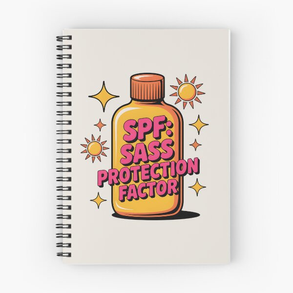 Item preview, SPF: Sass Protection Factor Funny Summer Quote designed and sold by Jollys-ArtShop.