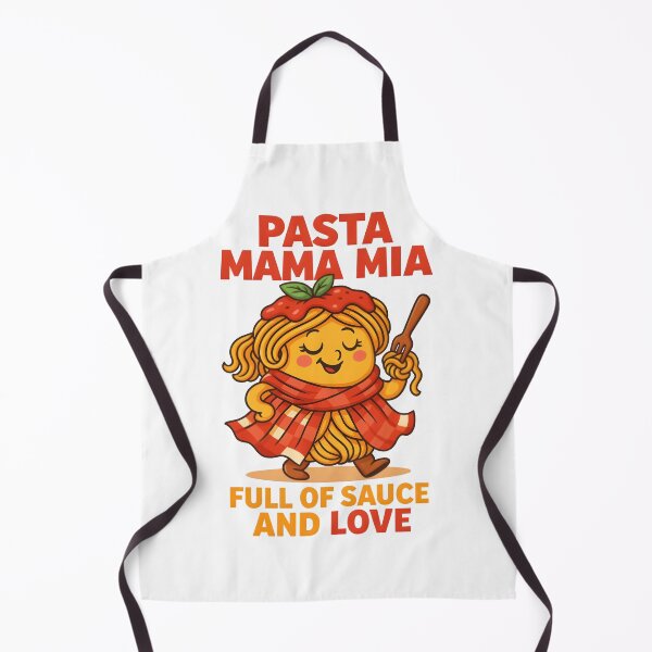 Item preview, Pasta Mama Mia – Full of Sauce and Love! designed and sold by Snackwear Apparel.