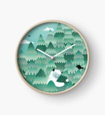 Tree Hugger (Spring & Summer version) Clock