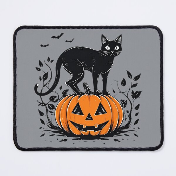 Item preview, Night Mischief, Black Cat Halloween designed and sold by KiwiArtistDK.
