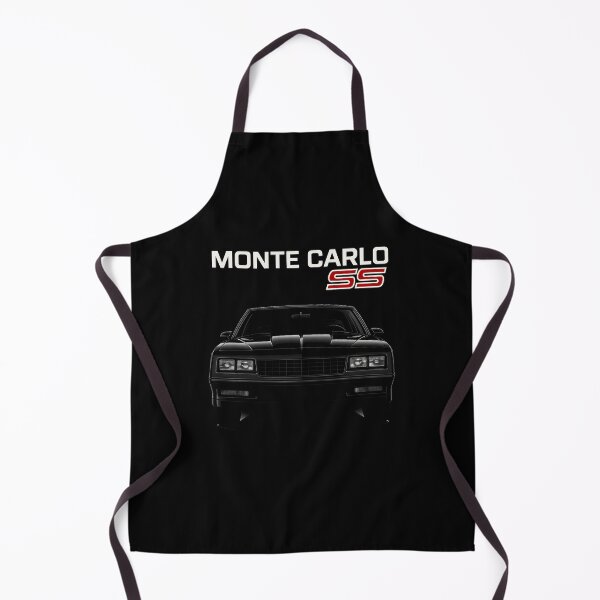 Item preview, 1986 Monte Carlo SS Front View – Bold Black Muscle Car Art for Chevy Fans designed and sold by TheArtOfCar.