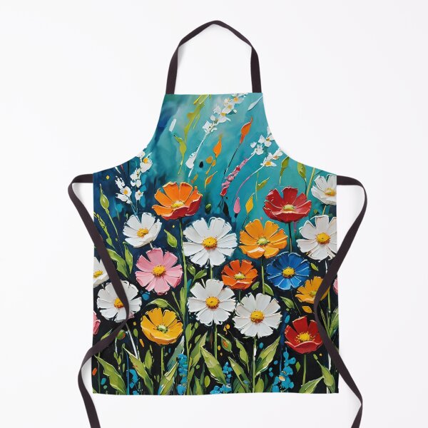 Item preview, Wild Flowers Abstract Painting designed and sold by KiwiArtistDK.