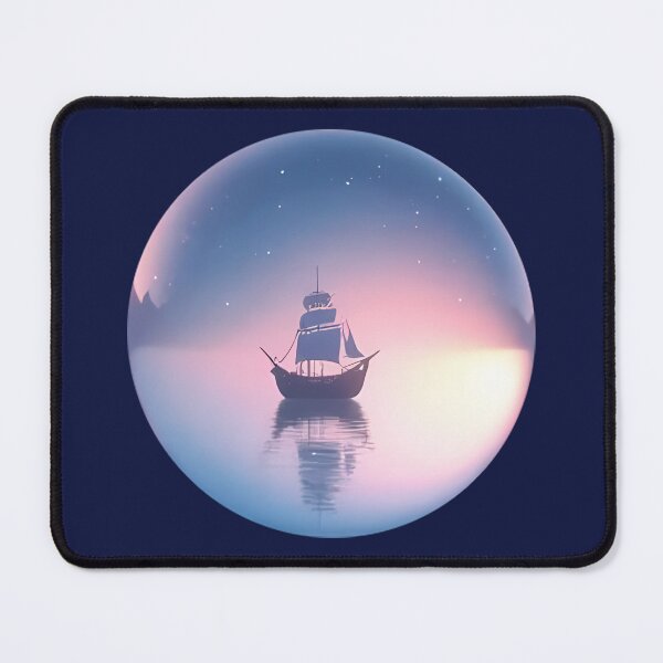 Item preview, Corsair Ship in the Misty Sea designed and sold by Astralia.