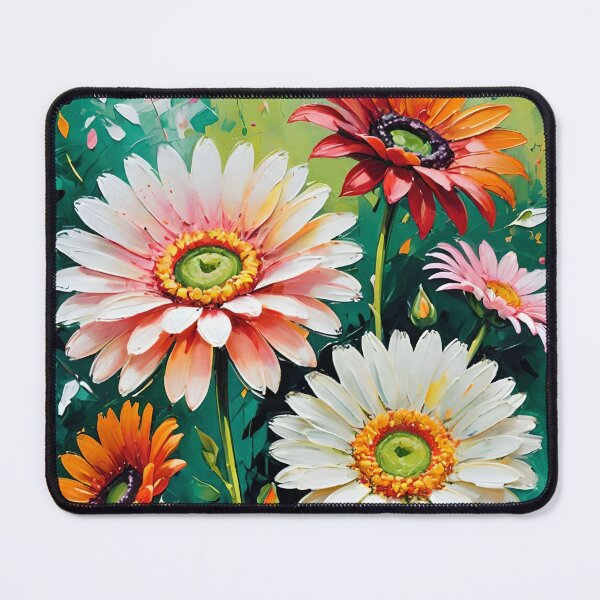 Item preview, Abstract Gerberas Painting designed and sold by KiwiArtistDK.