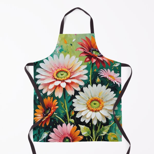 Item preview, Abstract Gerberas Painting designed and sold by KiwiArtistDK.