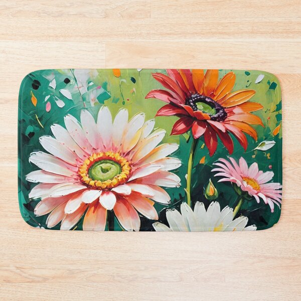 Item preview, Abstract Gerberas Painting designed and sold by KiwiArtistDK.