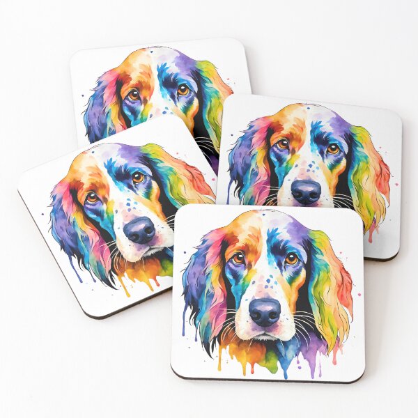Item preview, Watercolor English Setter Dog Art – Elegant Sporting Breed Portrait designed and sold by Fredster1966.