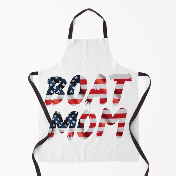 Item preview, patriotic “Boat Mom” designed and sold by NoFunnyPapa.